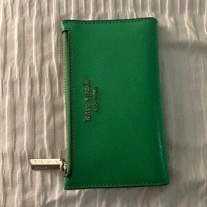 Green Kate Spade Wallet